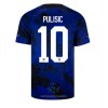 Maglia ufficiale Stati Uniti Christian Pulisic 10 Trasferta Mondiali 2022 per Uomo